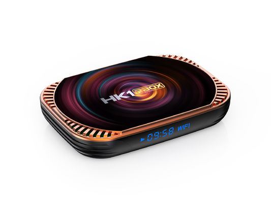 تخصيص HK1 RBOX X4 IPTV كابل الصندوق الذكي الصندوق الأندرويد 8K 4GB 2.4G / 5G Wifi